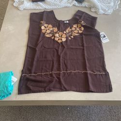 Blusa Mexicana Unisex Artesania Nuevo