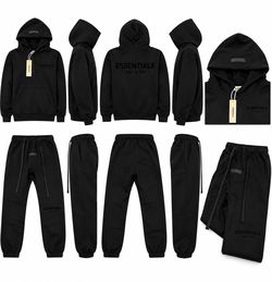 Fear of God Essentials Black Tracksuit Set