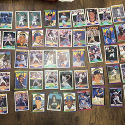 Vintage Lot Baseball Cards 48 Total