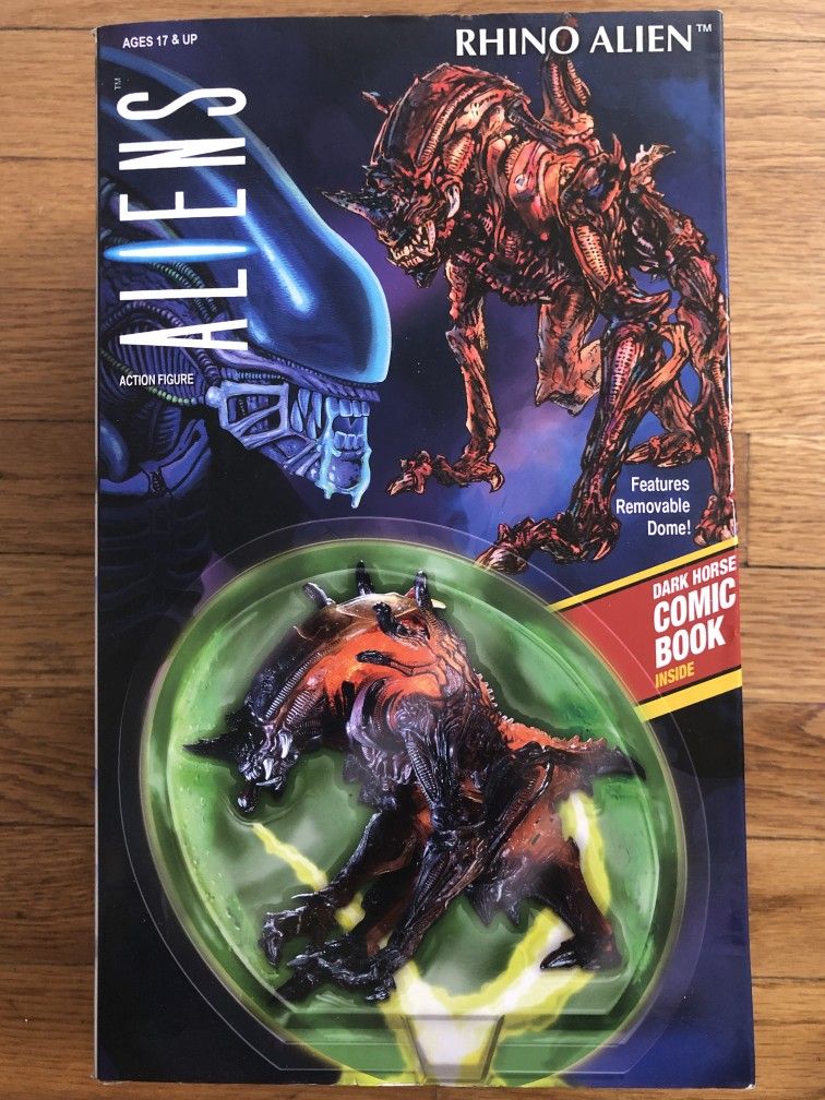 Rare NECA Alien Action Figure + Comic Book