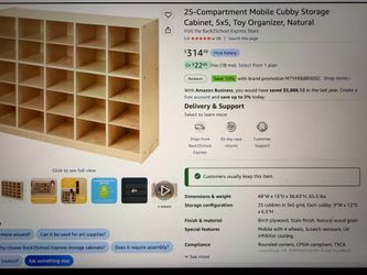 Brand new 25 compartment cubby for daycare/teacher