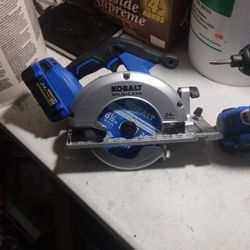 Kobalt Saw And Power Drill