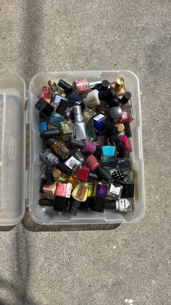 Big box of nail polish FREE