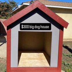 Dog House Hand Made Casa Para Perros Grande Large Dog  Size  Grande