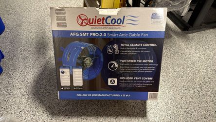 Quiet Cool Attic/Garage Fan. NEW