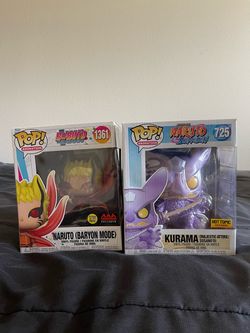 Funko Pop Naruto Baryon Mode & Kurama Bundle
