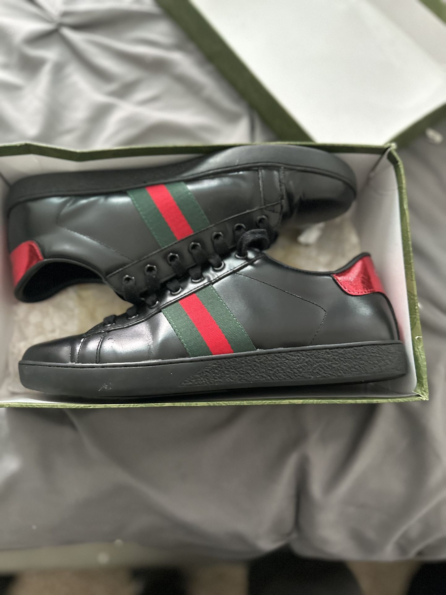 Gucci Black Ace Shoes
