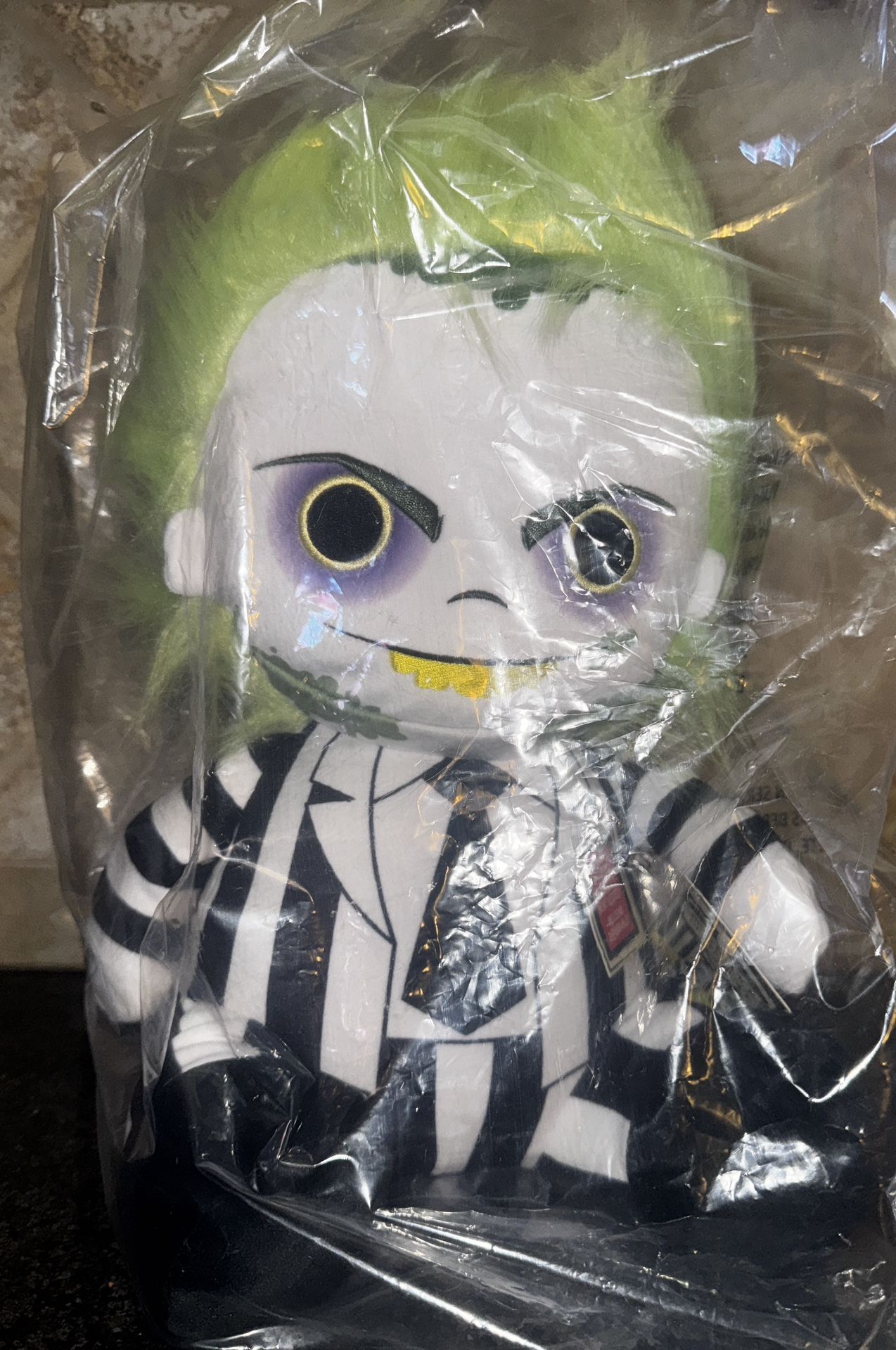 Beetlejuice Movie Comfort Weighted Plush 12 inch Stuffed Toy Just Play - NWT