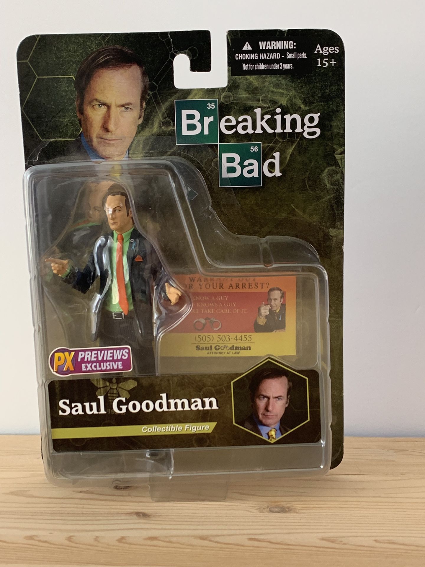 Mezco Toys Breaking Bad: Saul Goodman (Green Shirt Version) 6" Action Figure