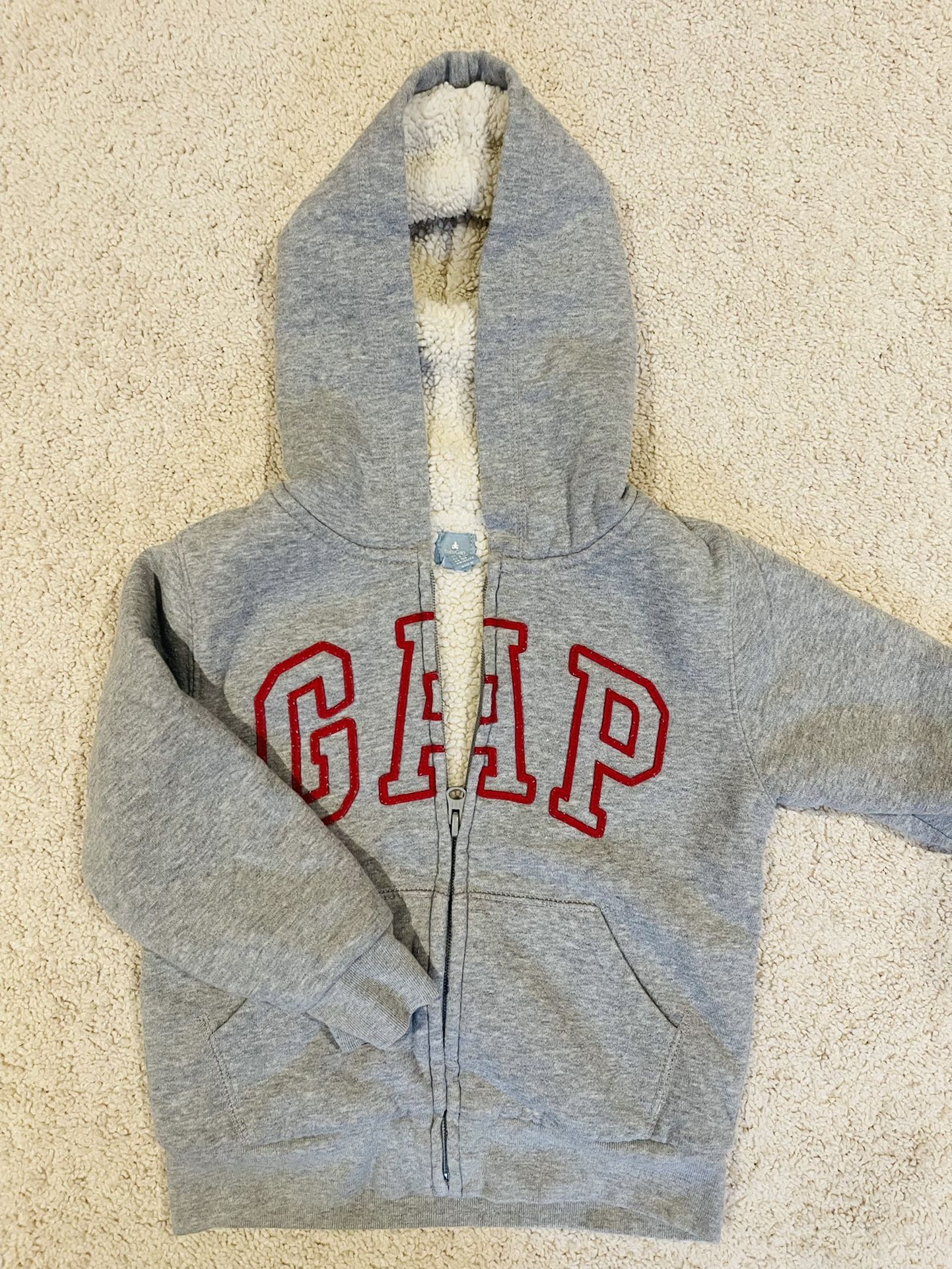 Kids Gap Sherpa Hoodie Size 4T