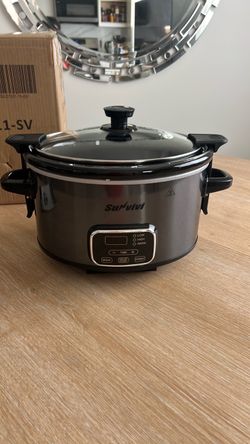 Sunvivi Slow Cooker with Digital Controls