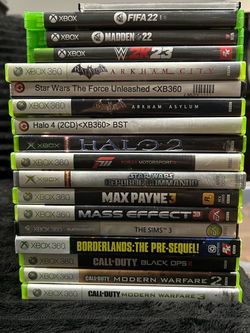 Xbox 360 and Series X Games