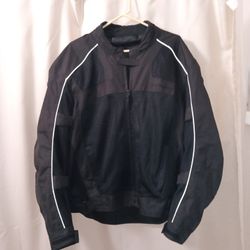 Men's 2XL Tourmaster Draft Air Series 3 Jacket In Awesome Condition Fully Padded
