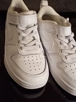 NIKE COURT BOROUGH LOW RECRAFT SNEAKER KIDS SIZE 12C