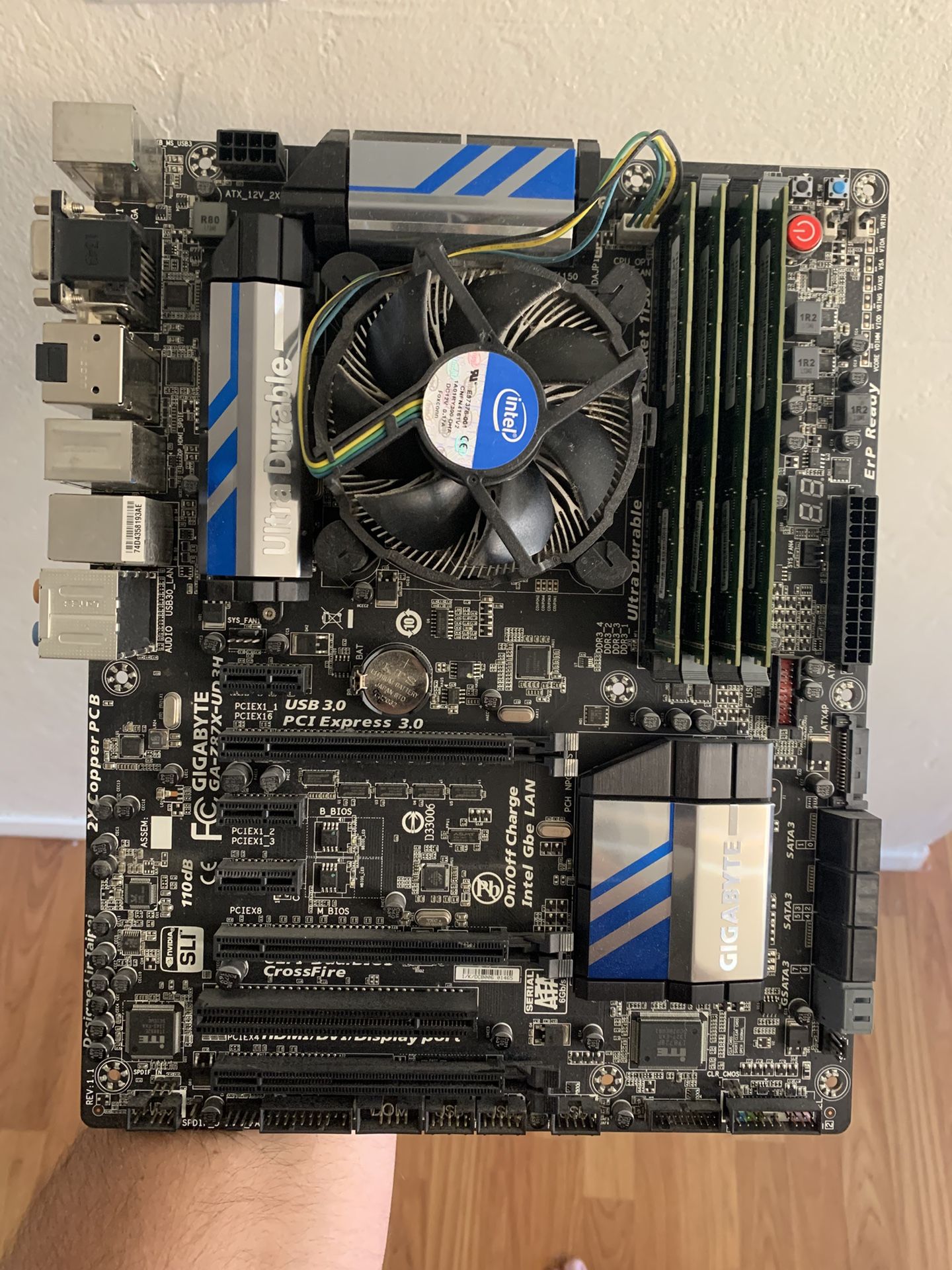 Gigabyte ATX with Intel i5 and 16GB Ram