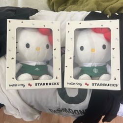 Hello Kitty Plushie x Starbucks