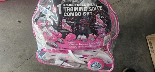 Kid SKATE SET Little Kid Size 1-4 Roller Skates