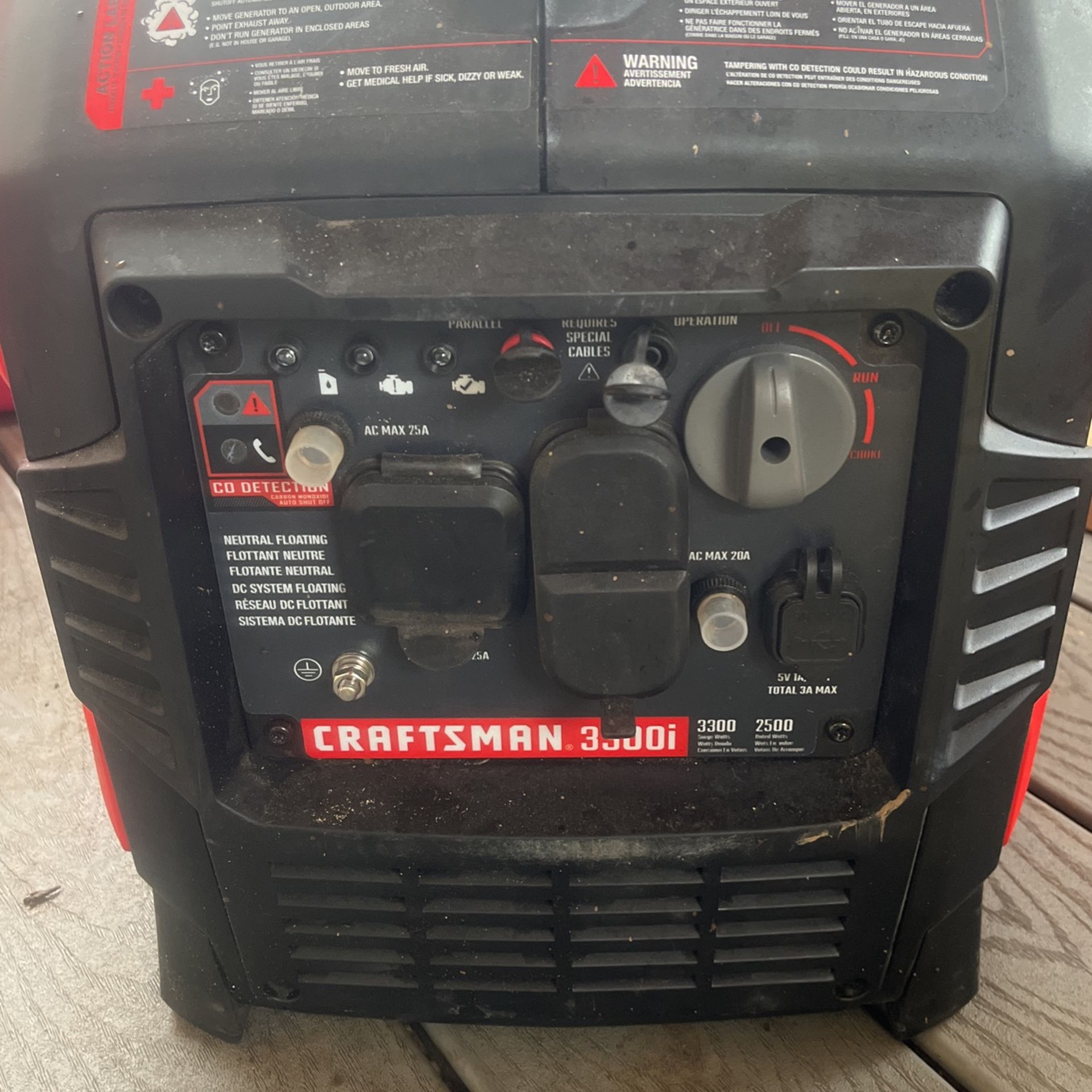 Craftsman 3300i Gasoline Generator for Sale in Boring, OR OfferUp