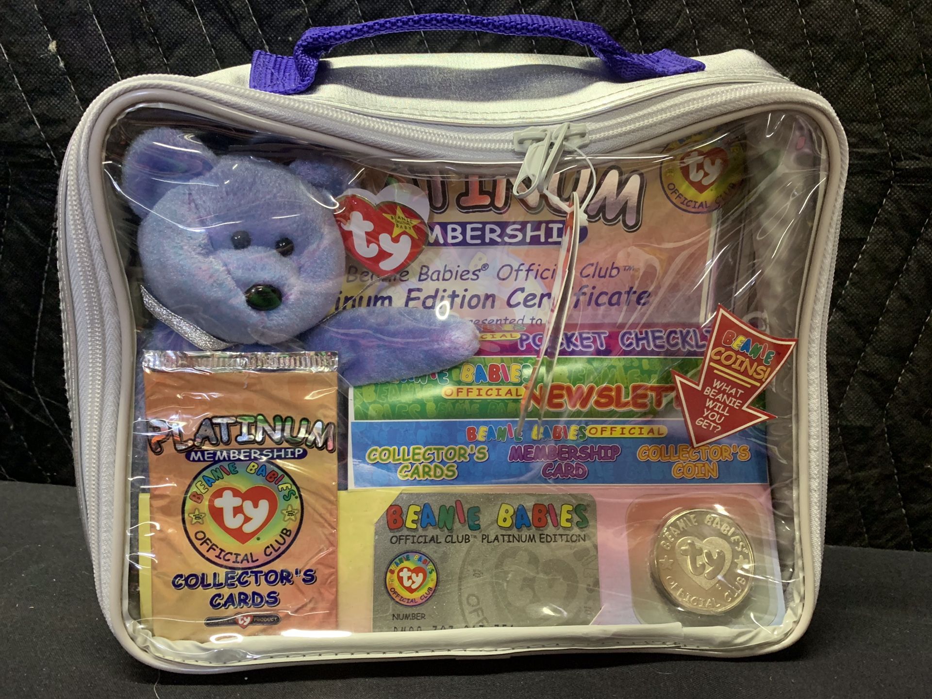 Beanie Baby Platinum Club Membership Kit