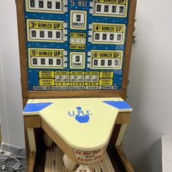 Vintage 1960s Era Bowling Theme Pinball Machine