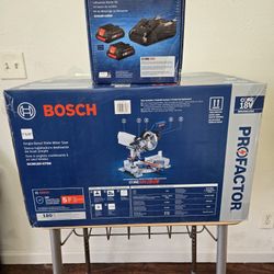 Bosch sliding miter saw 7-1 new 