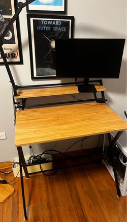 2-style folding desk for small spaces