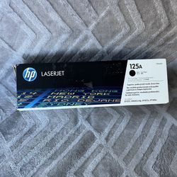 New And Sealed -Original HP 125A Black Toner Cartridge | Works with HP Color LaserJet CM1312 MFP Series, HP Color LaserJet CP1215, CP1515, CP1518 Seri