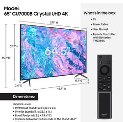 LIKE NEW Samsung UHD 4k TV