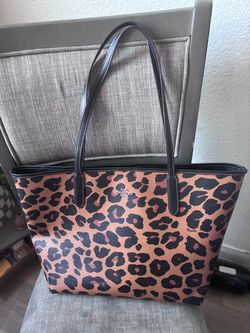 Coach leopard tote