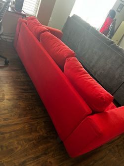 Red couch