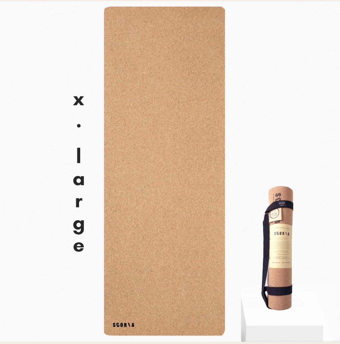 XL Scoria Cork Yoga Mat Like New!! Only Used Twice!! 6mm Xtra Large