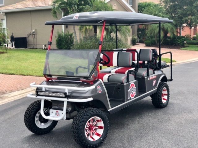 Club car ds stretch limo golf cart