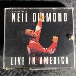 Neil Diamond Live In America (2 Compact Disc Set, 1994)