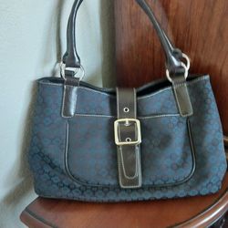 Nine West Purse With Leather Straps