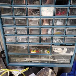 Screw Nail Storage Organizer Cabinet