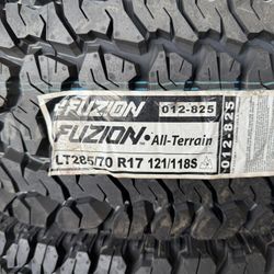 Fuzion LT285/70R17 Brand New Tires