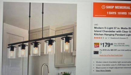 5 light Chandelier