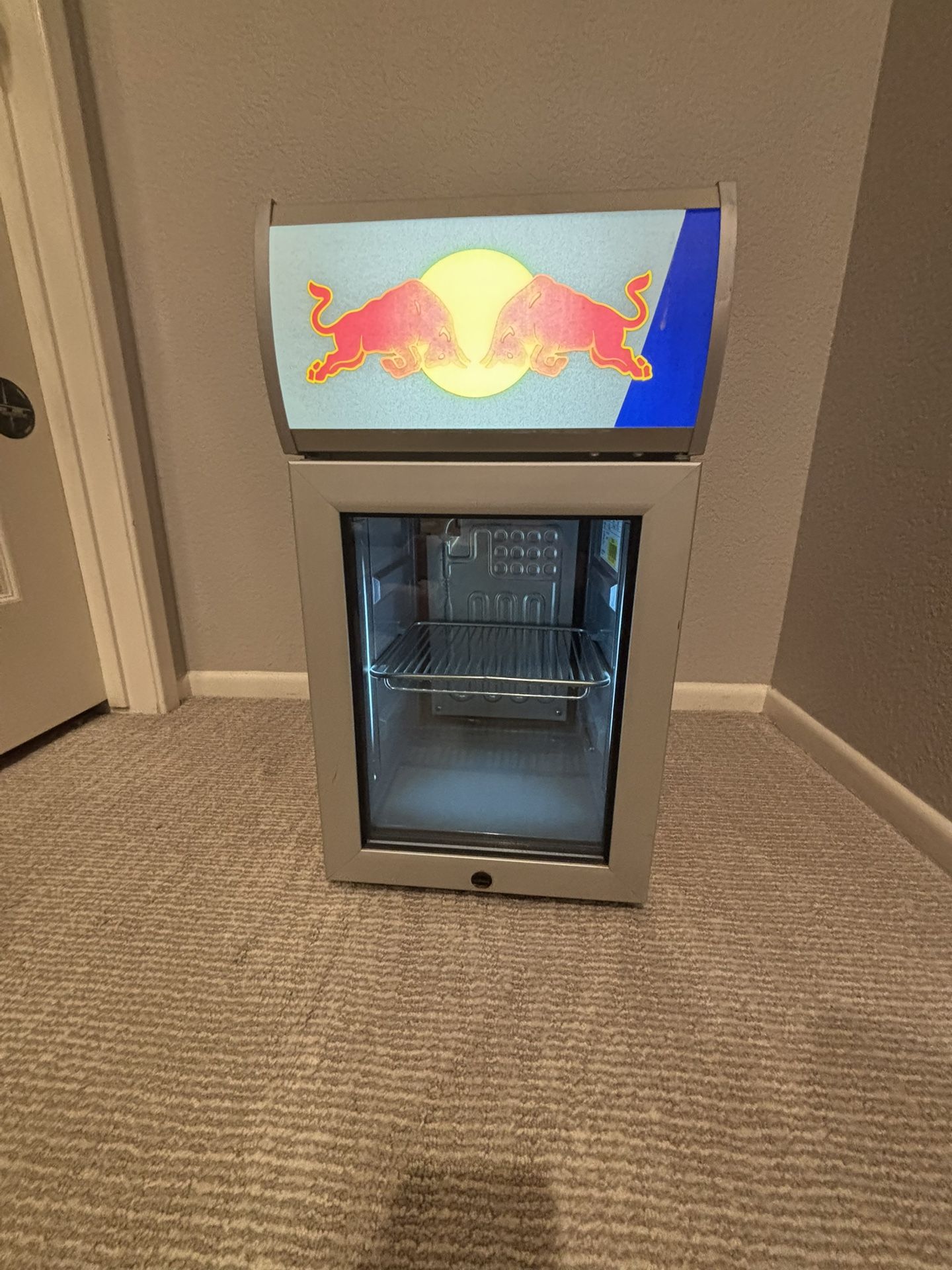 Red bull mini fridge 
