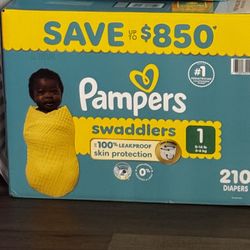 New Box Of  Pampers 