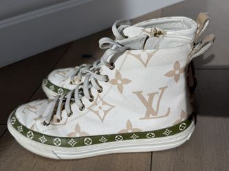 Louis Vuitton High Top Sneakers Size 38.5