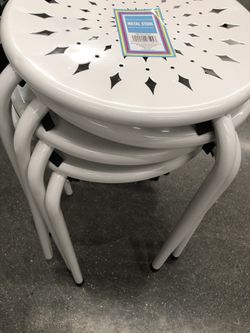 Metals stools— $15 each!