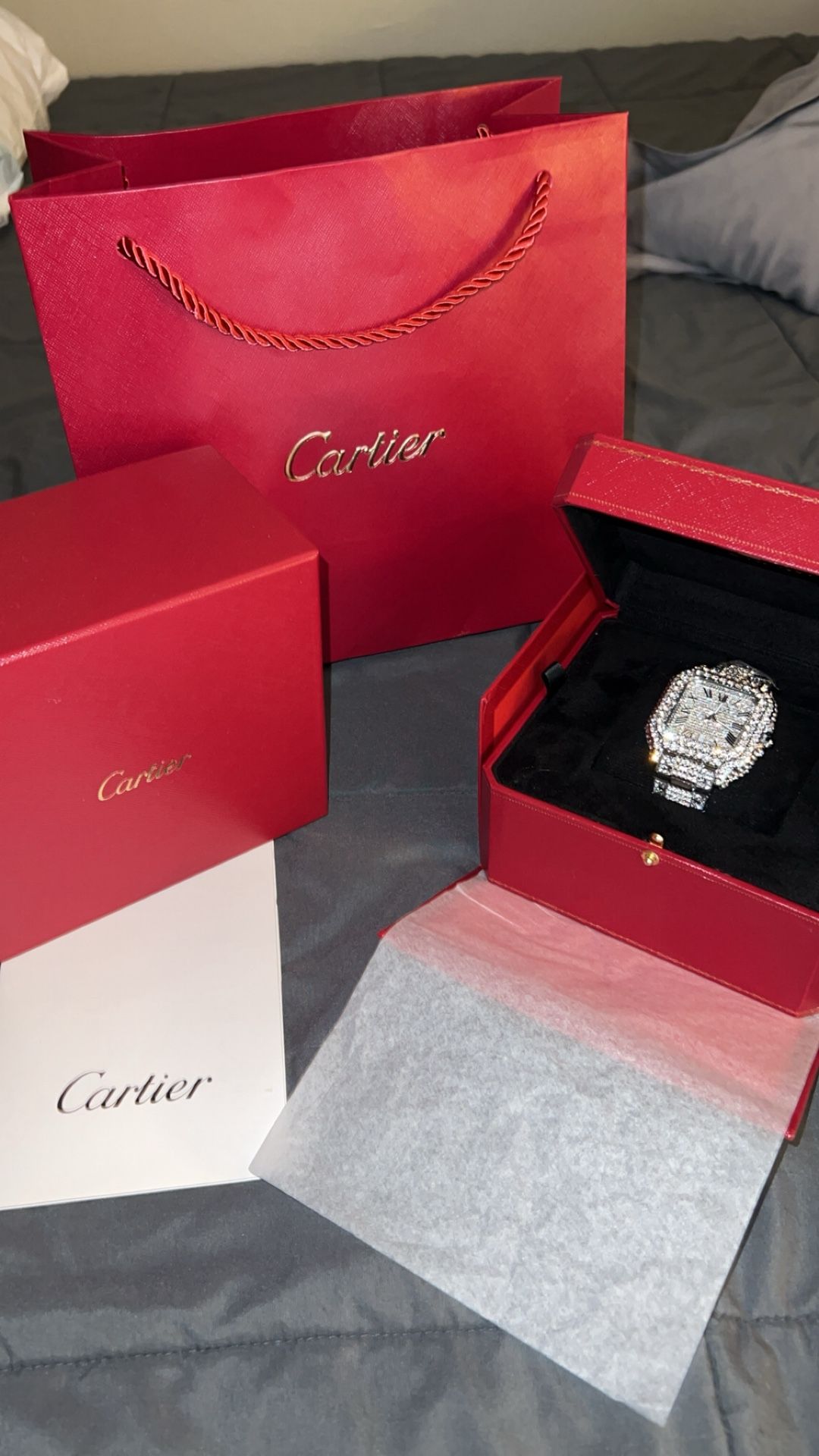 Luxury Men’s Moisanite Dimond Watch