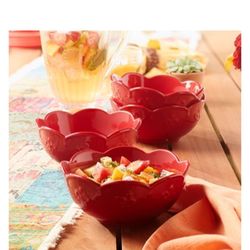MARBELLA Ruby Soup/Cereal Bowls (4)