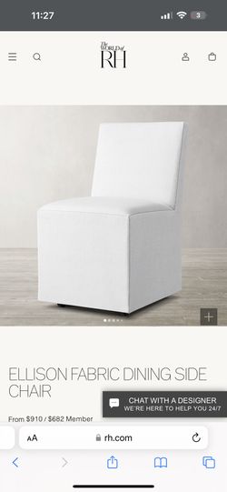 RH dinning Chairs