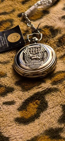 Collectible Harley Davidson pocket watch/ New