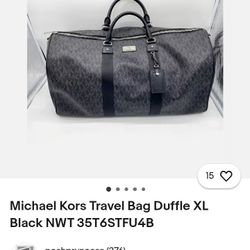 Authentic Michael Kors Travel Duffle Bag 