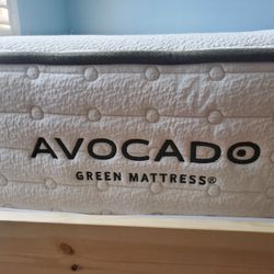 Avocado Green Organic Latex Matress Queen Firm