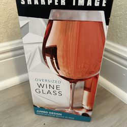 Sharper Image Oversized Wine Glass