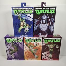 NECA TMNT Teenage Mutant Ninja Turtles 2012 Cartoon Series Ultimate Set All 4 Turtles