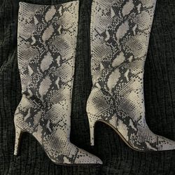 Snake Skin Boots